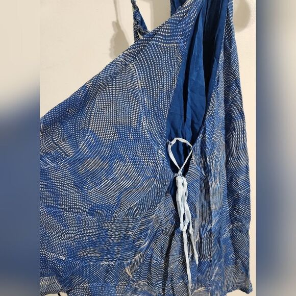 FREE PEOPLE Fun in the Sun Lace Up Sides Tank top size L - Picture 3 of 7